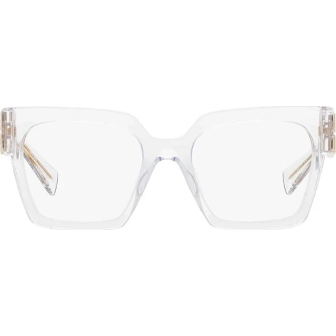 Miu Miu VMU 04UV Occhiali da Vista Donna Squadrati Bianchi