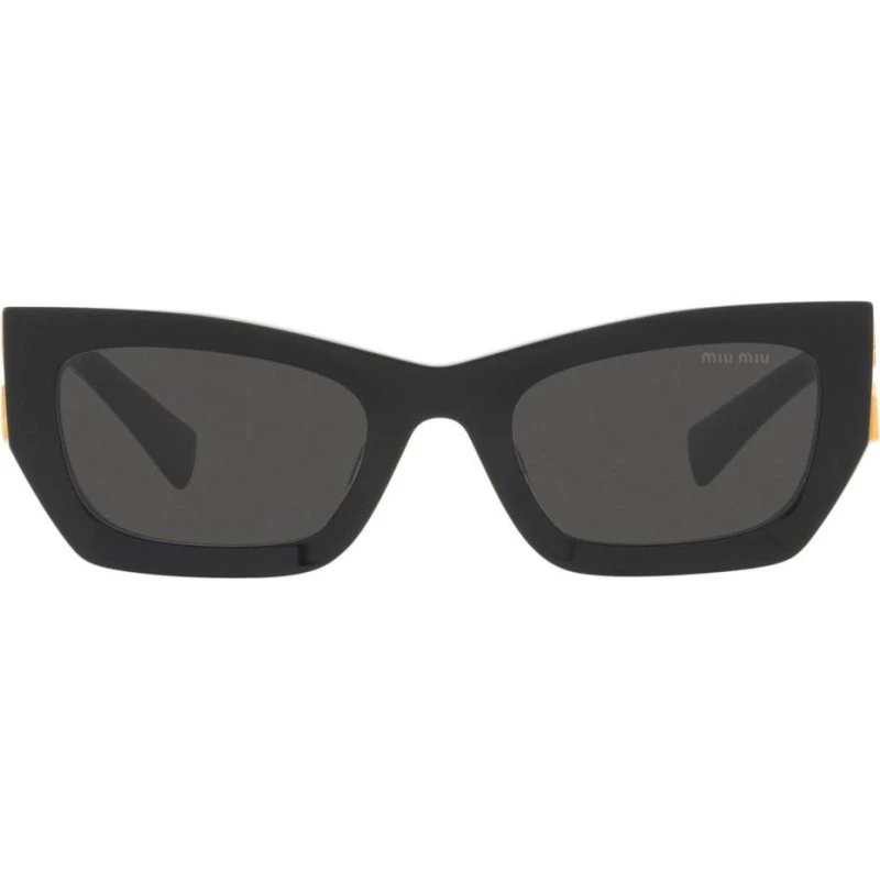 Miu Miu SMU 09WS Occhiali da Sole Geometrici Nero e Grigio