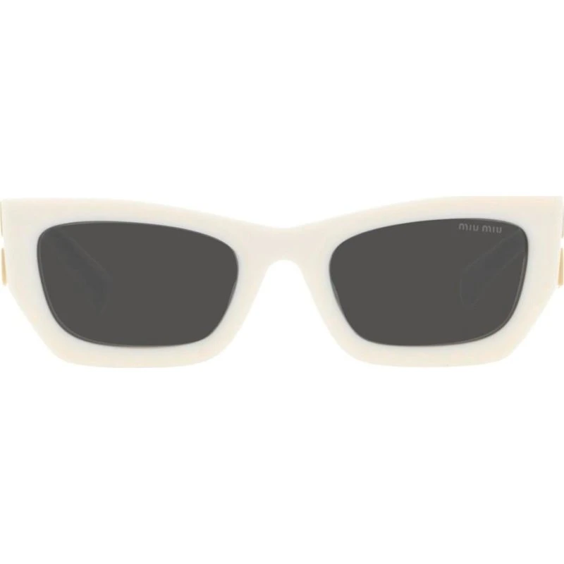 Miu Miu SMU 09WS Occhiali da Sole Donna Bianco Geometrico 53mm