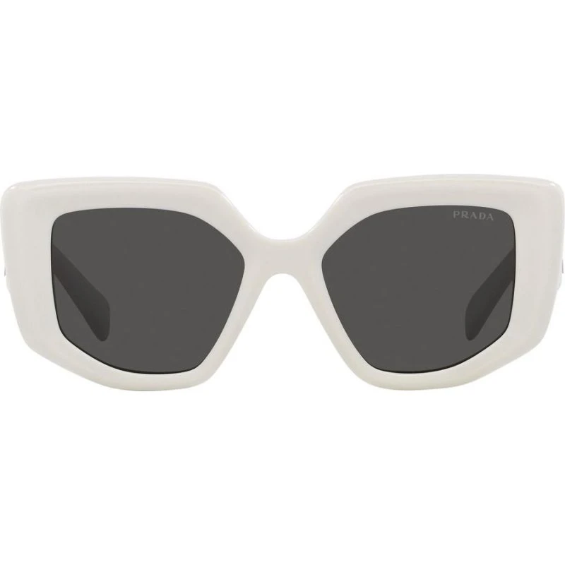 Prada PR 14ZS Occhiali da Sole Geometrici Bianchi e Grigi
