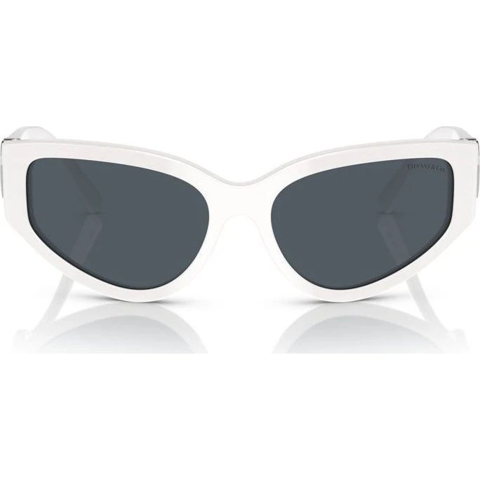 Tiffany & Co. TF4217 Occhiali da Sole Geometrici Bianchi e Grigi
