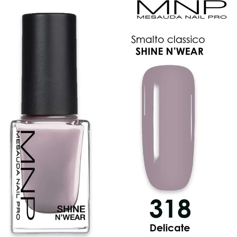Mesauda MNP Shine N'Wear 318 Delicate - Smalto Unghie 10ml