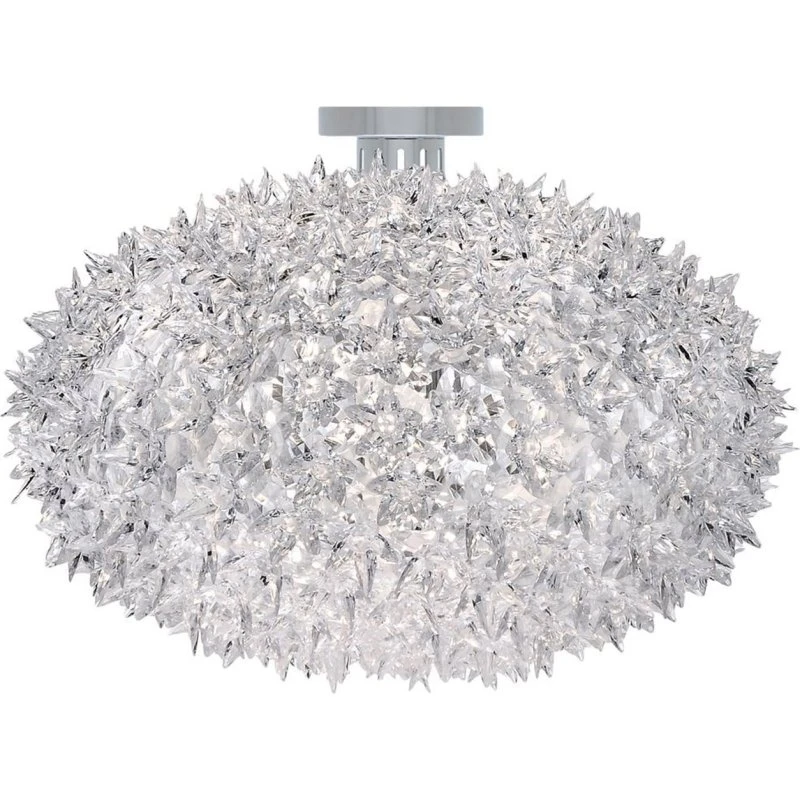 Kartell Bloom C1 Plafoniera G9 Trasparente