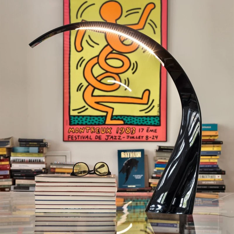Lampada da tavolo LED Kartell Taj, nera, 62 cm