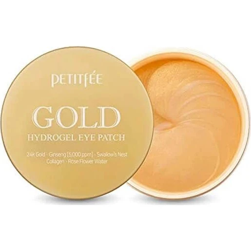 Petitfee Bende per occhi idrogel oro, 60 pezzi