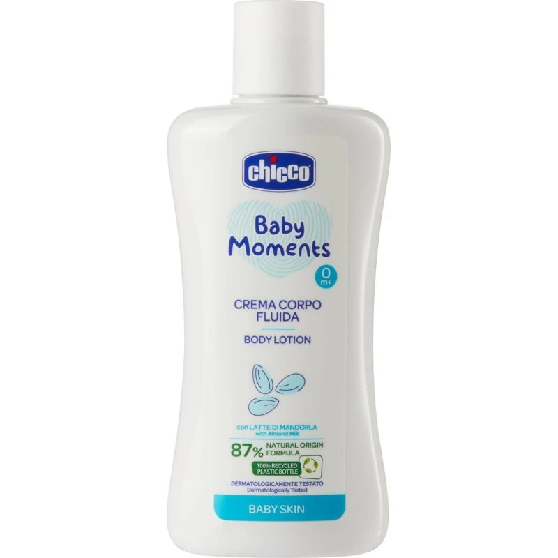 Chicco Baby Moments Crema Corpo Fluida 200 ml