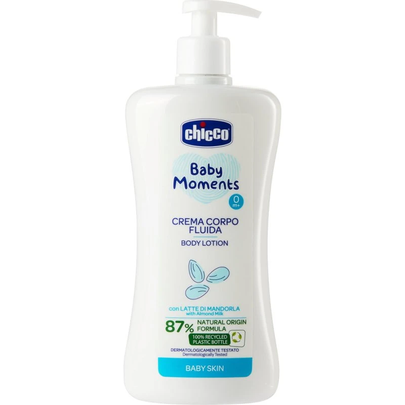 Chicco Baby Moments Crema Corpo Fluida 500ml