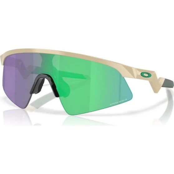 Oakley Resistor Sweep Desert Tan con Lente Prizm Jade per Bambini