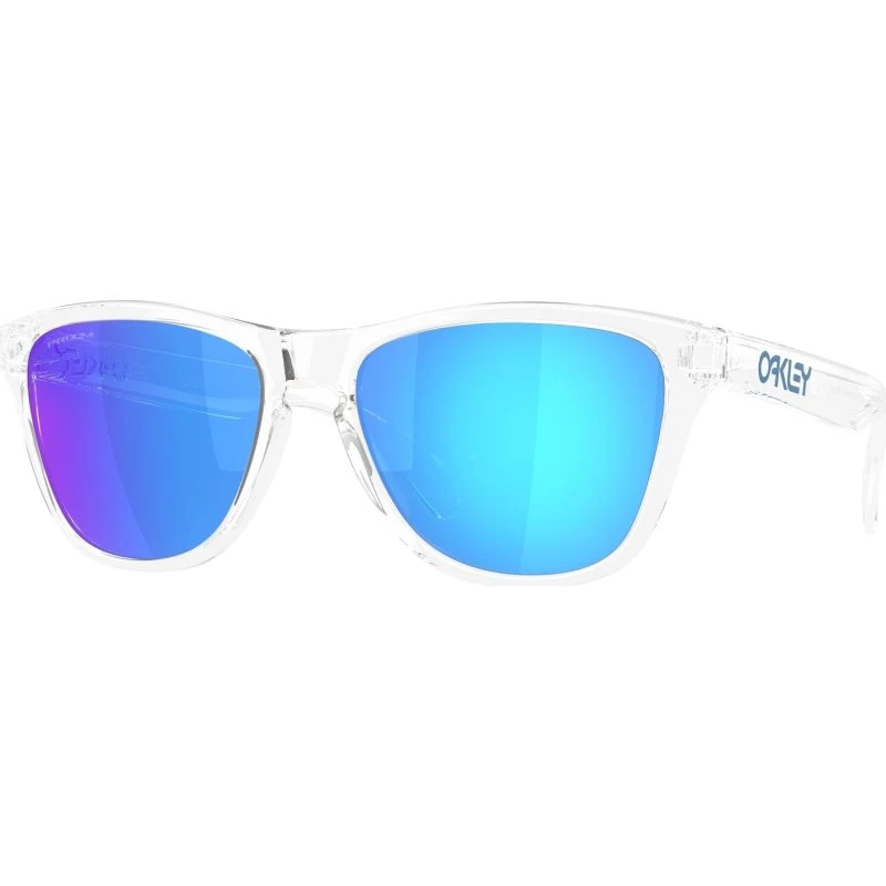 Oakley Frogskins S Occhiali da Sole Round Trasparente Blu