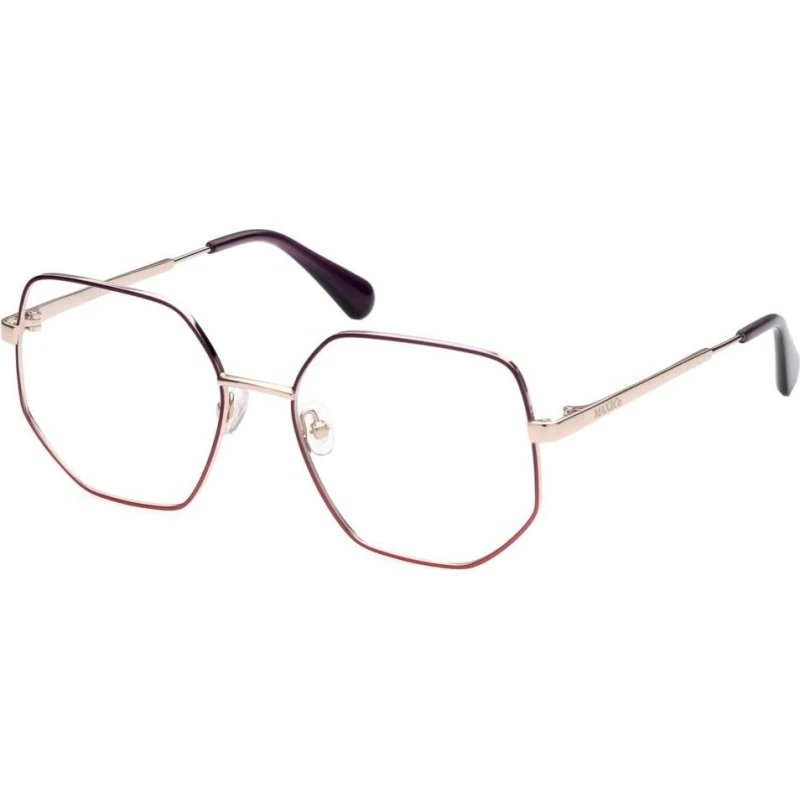 Max&Co Occhiali da Vista MO5037 Geometrici Oro Rosa