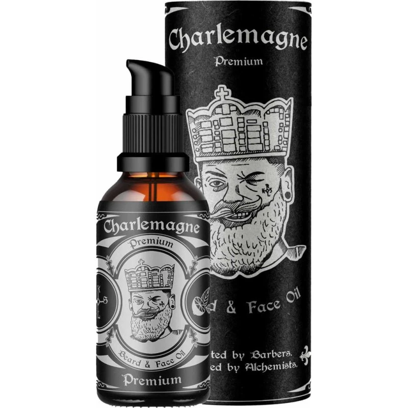 Charlemagne Premium Beard Oil - Lime e Menta