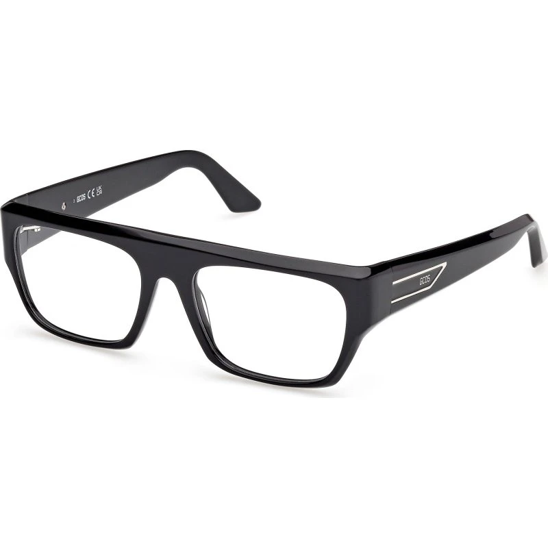 GCDS GD5045 001 Montature da Vista Unisex in Acetato Nero