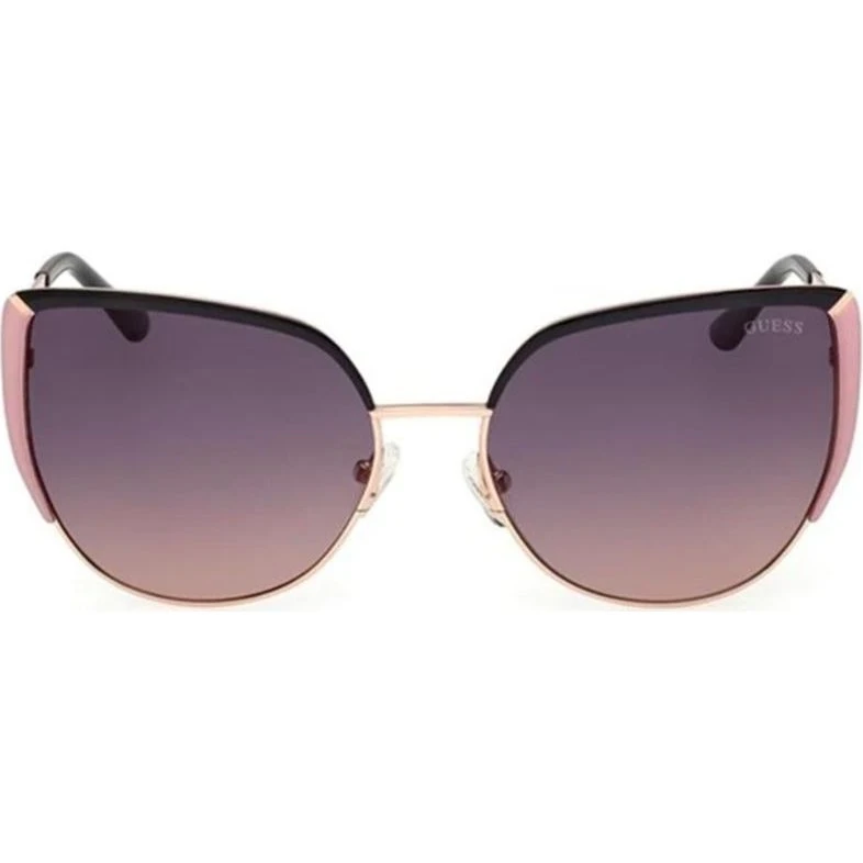 Guess GU00217 Occhiali da Sole Cat-Eye Nero e Oro