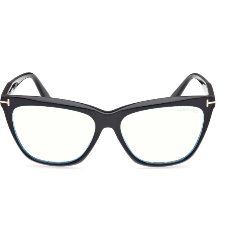 Tom Ford FT6064-B Blue Block Occhiali Da Vista Farfalla Nero