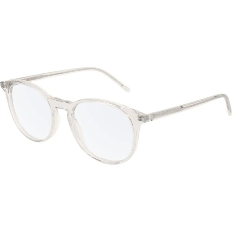 Saint Laurent SL 106 Occhiali da Vista Rotondi Trasparente Beige