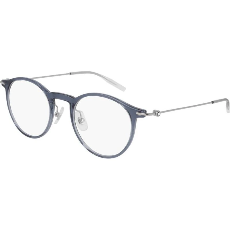 Montblanc MB0099O Occhiali da Vista Uomo Blu Pantos