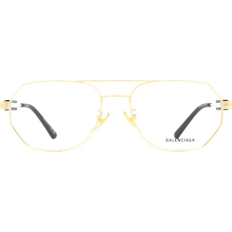 Balenciaga BB0117O Occhiali da Vista Pilot Oro Unisex