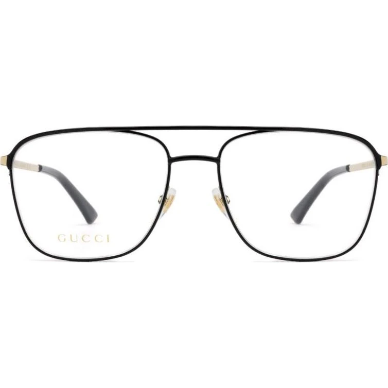 Gucci GG0833O Occhiali da Vista Uomo Pilot Nero