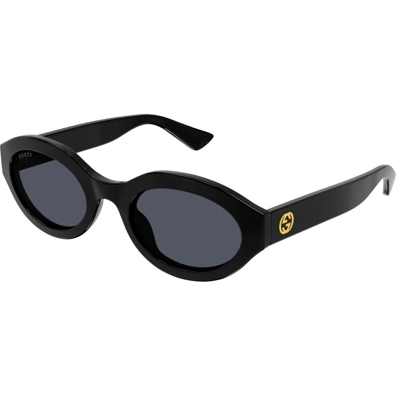 Gucci GG1579S Occhiali da Sole Donna Nero Geometrici
