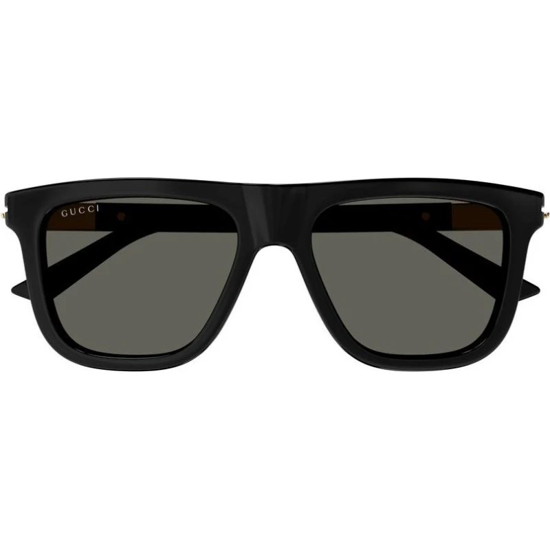 Gucci GG1502S Occhiali da Sole Uomo Nero Squadrati 54mm
