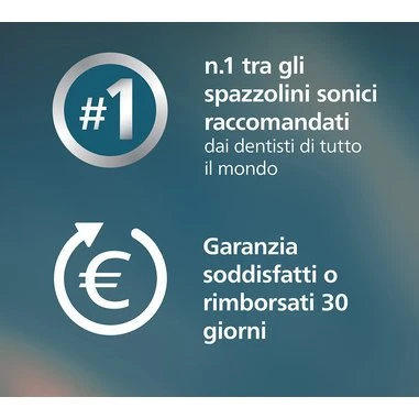 Philips Sonicare Serie 6100 Spazzolino Elettrico con Base Ricarica e Custodia