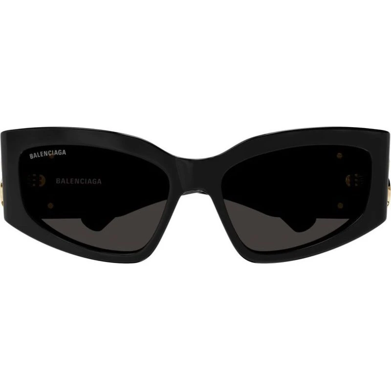 Balenciaga BB0321S Occhiali da Sole Cat-Eye Nero e Grigio