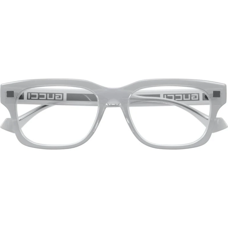Gucci GG1731O Occhiali da Vista Uomo Squadrati Grigio