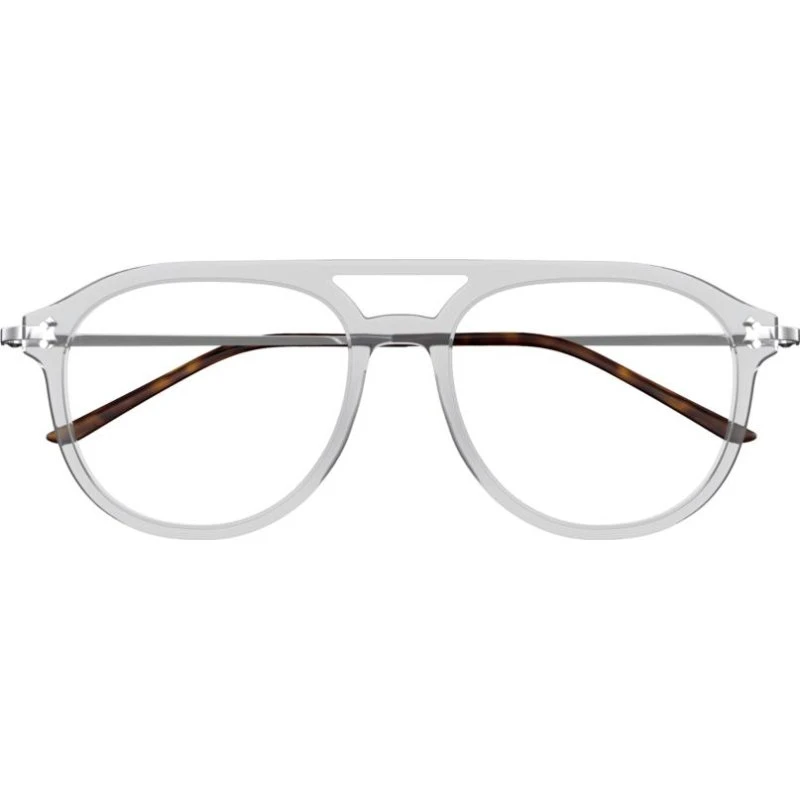 Gucci GG1708O Occhiali da Vista Uomo Pilot Grigio