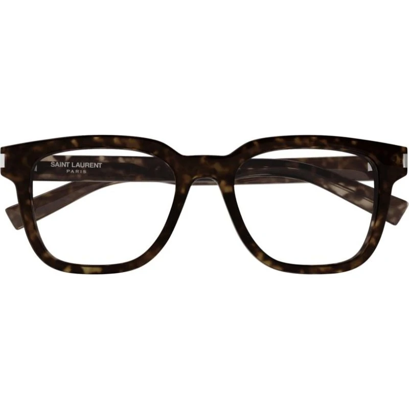 Saint Laurent SL 711 Opt Occhiali da Vista Uomo Squadrati Avana