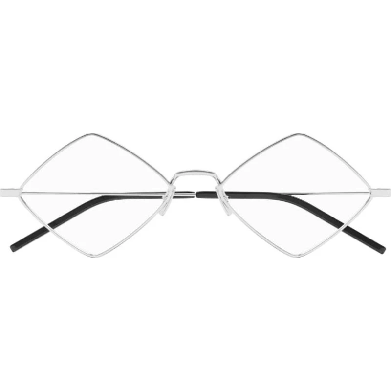 Saint Laurent SL 302 Lisa Occhiali da Vista Donna Argento Geometrici