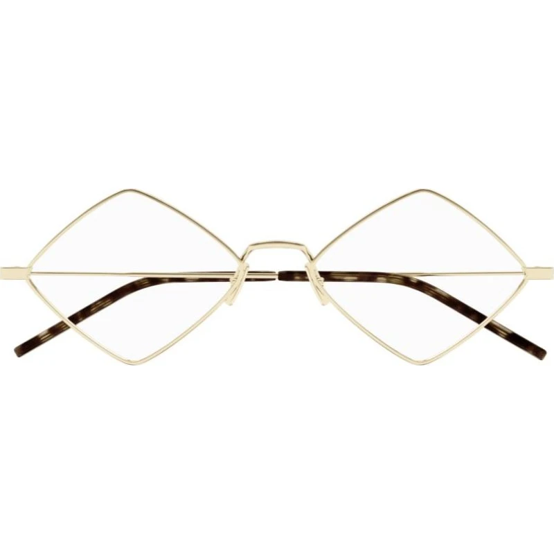 Saint Laurent SL 302 Lisa Occhiali da Vista Donna Oro Geometrici