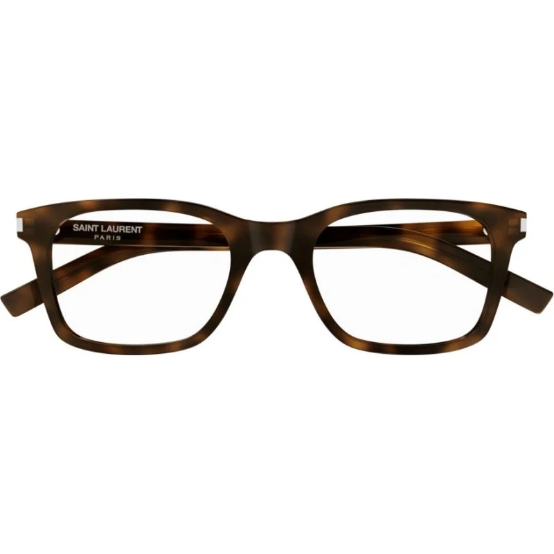 Saint Laurent SL 718 Occhiali da Vista Uomo Avana Squadrati