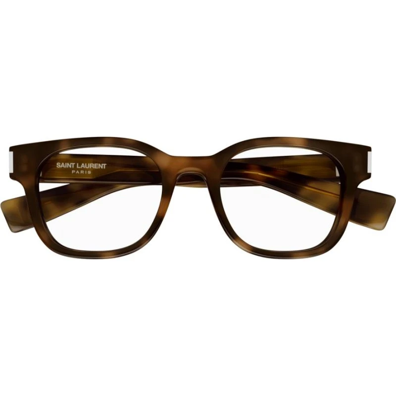 Saint Laurent SL 722 Occhiali da Vista Donna Avana Squadrati