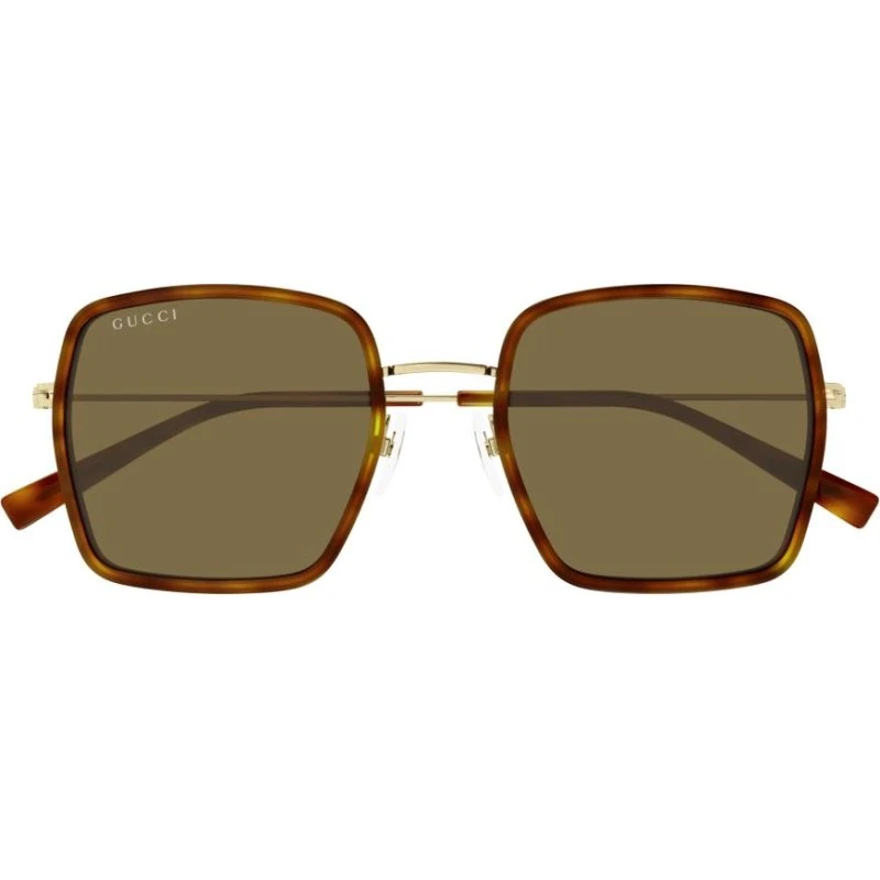 Gucci GG1848S Occhiali da Sole Donna Squadrati Havana 52mm