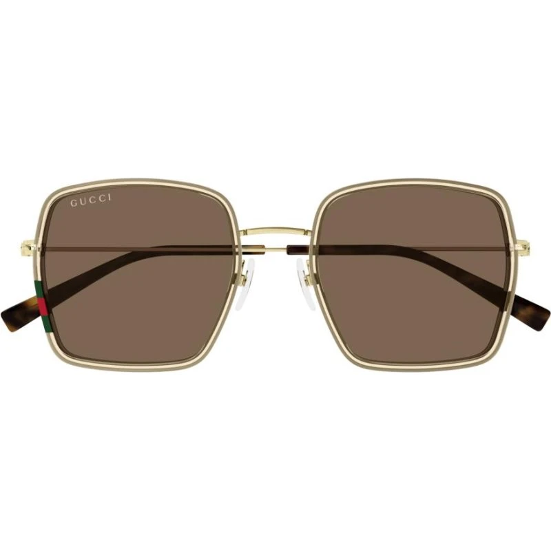 Gucci GG1848S Occhiali da Sole Squadrati Marrone Donna 52mm