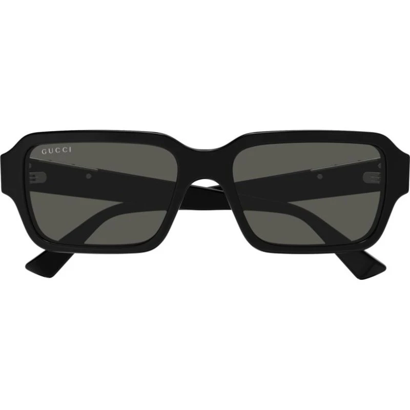 Gucci GG1887S Occhiali da Sole Uomo Nero Squadrati 54mm
