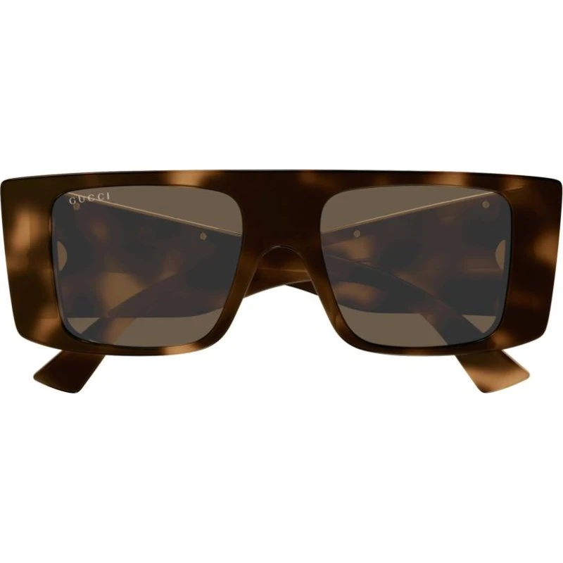 Gucci GG1888S Occhiali da Sole Uomo Squadrati Havana Marrone 50mm