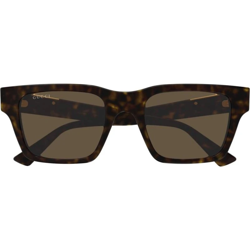 Gucci GG1889S Occhiali da Sole Uomo Squadrati Avana Marrone 51mm