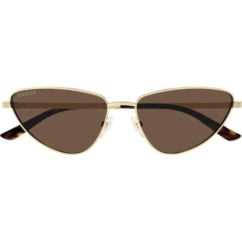 Gucci GG1879S Occhiali da Sole Cat-Eye Oro e Marrone