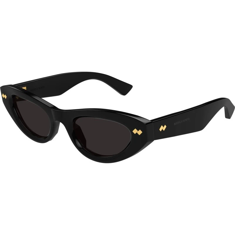 Bottega Veneta BV1350S Occhiali da Sole Cat Eye in Acetato Nero