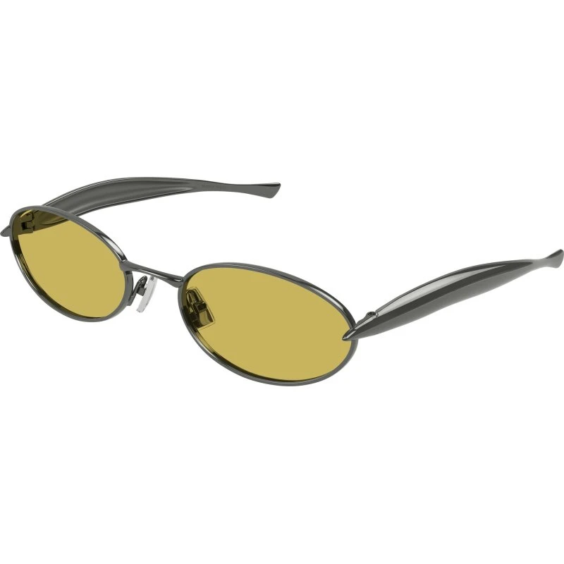 Bottega Veneta BV1386S 002 Occhiali da Sole Rotondi in Metallo