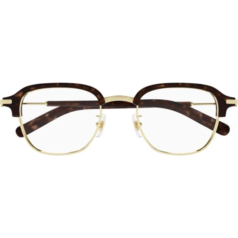Montblanc MB0390O Occhiali da Vista Uomo Squadrati Avana