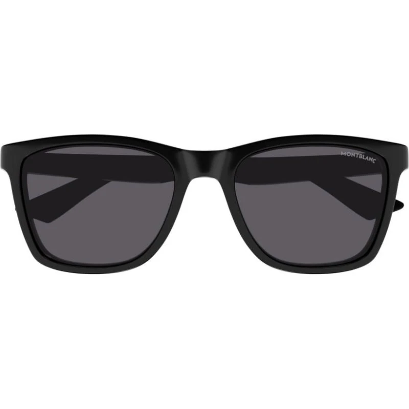 Montblanc MB0399S Occhiali da Sole Uomo Squadrati Neri Polarizzati