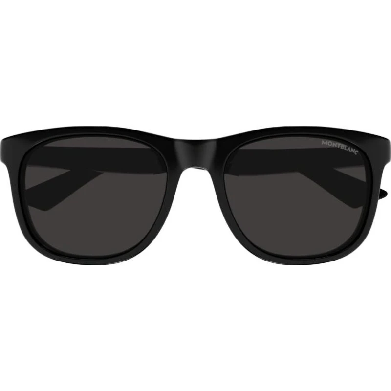 Montblanc MB0400S Occhiali da Sole Uomo Neri Squadrati 55mm
