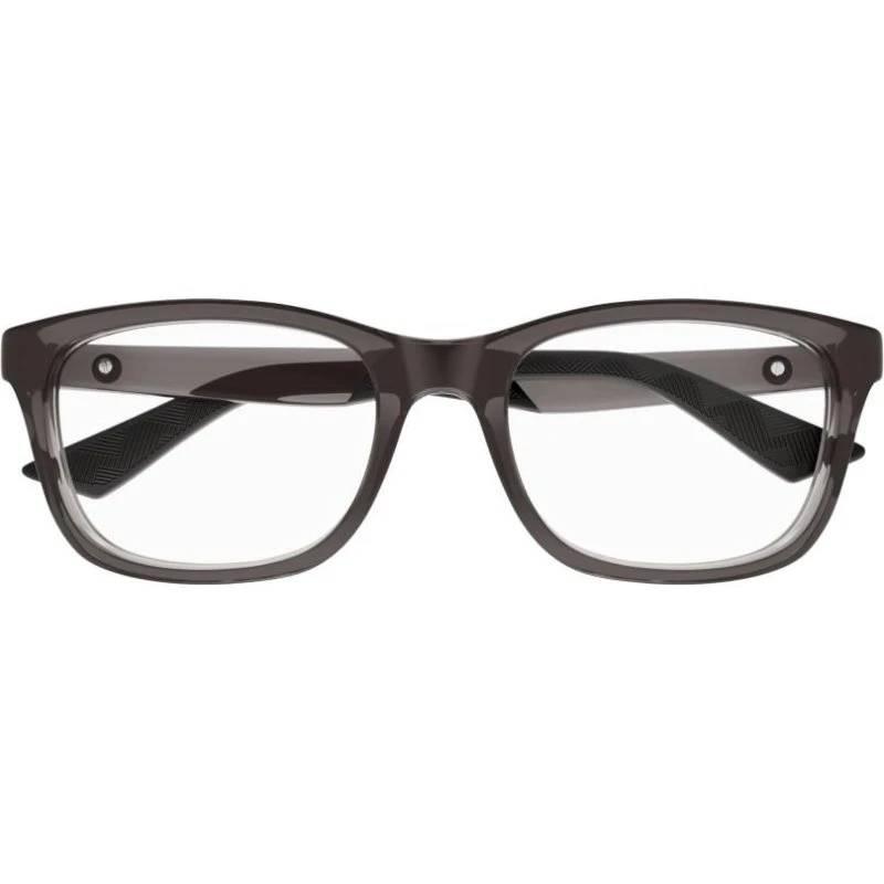 Montblanc MB0401O Occhiali da Vista Uomo Squadrati Grigio