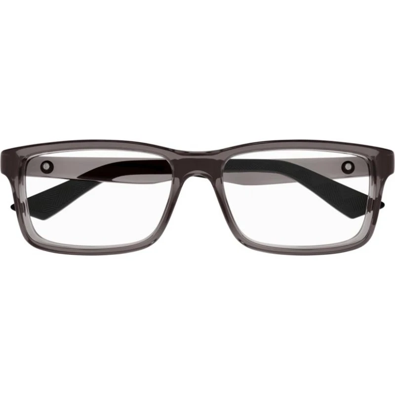 Montblanc MB0402O Occhiali da Vista Uomo Grigio Squadrati