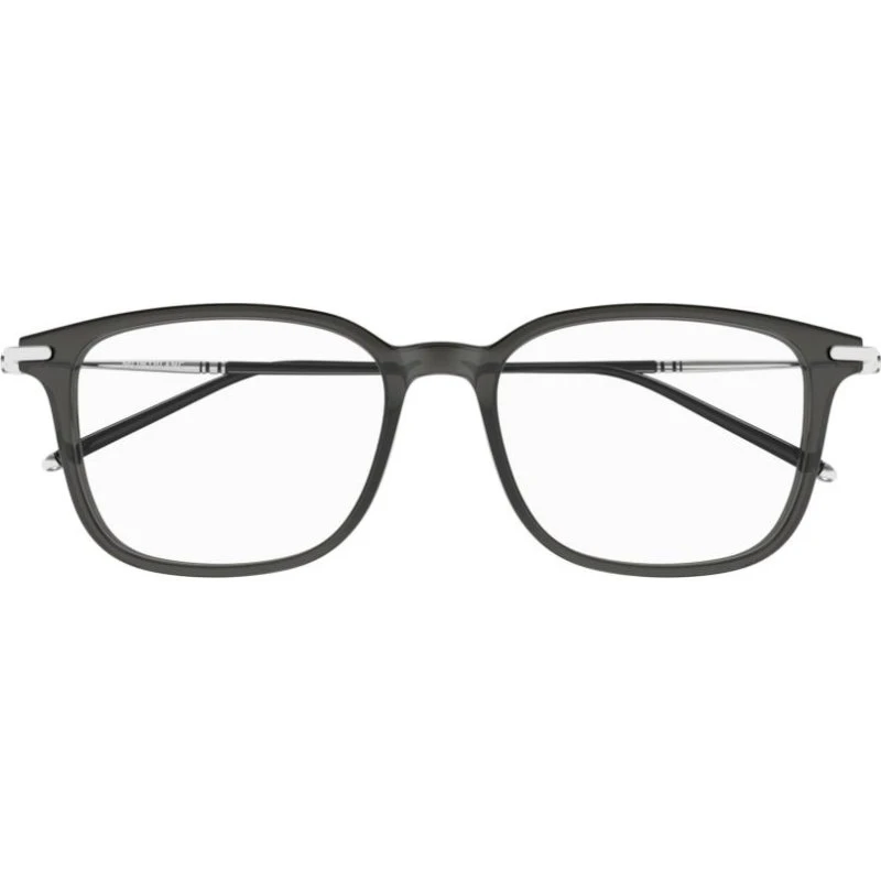 Montblanc MB0413OA Occhiali Da Vista Uomo Cat-Eye Grigio