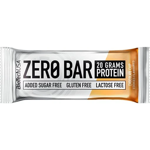 Biotech USA Zero Bar 50g Chocolate Chip Cookies