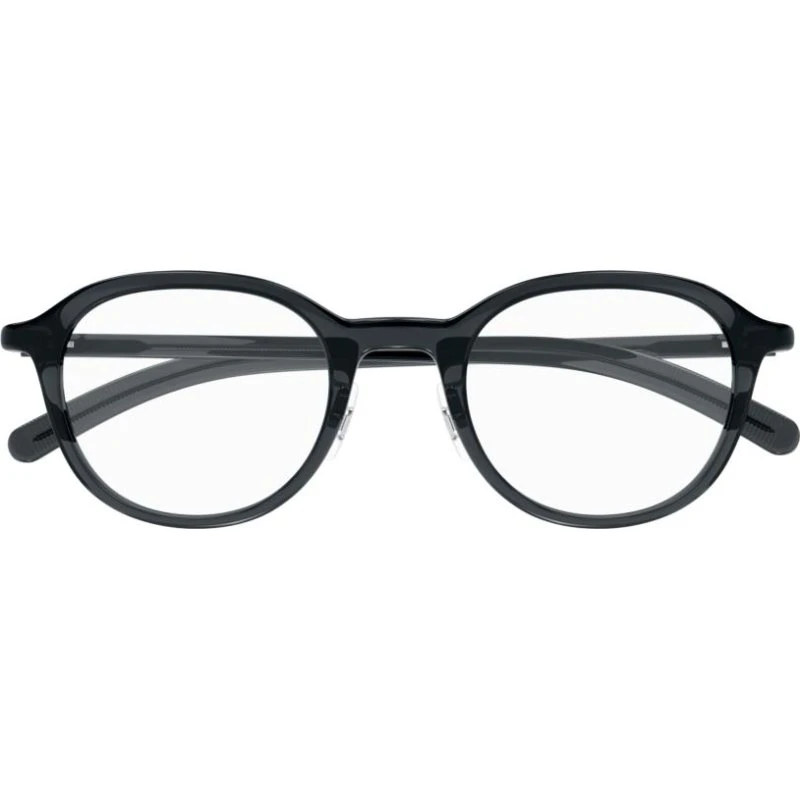 Montblanc MB0419OJ Occhiali da Vista Uomo Rotondi Grigio