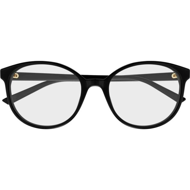 Gucci GG1996O Occhiali da Vista Rotondi in Acetato Nero